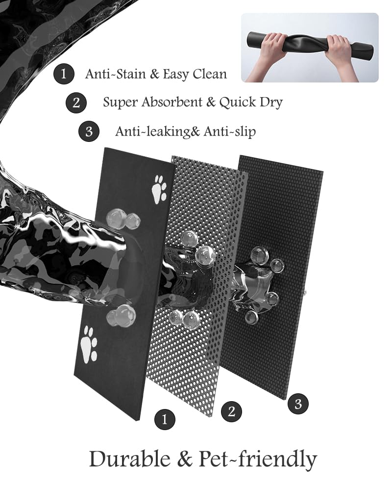 PADOOR tapis roulé pour rangement compact et transport facile
