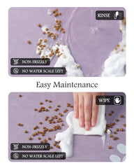 PADOOR tapis sous bols minimize éclaboussures et nettoyage