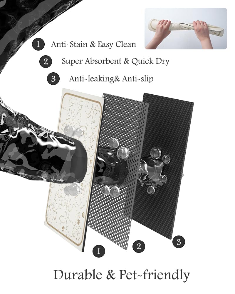 PADOOR tapis roulé pour transport facile et rangement compact