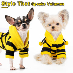 Paiaite détail ailes légères du costume ajoutant jeu et confort pour le chien