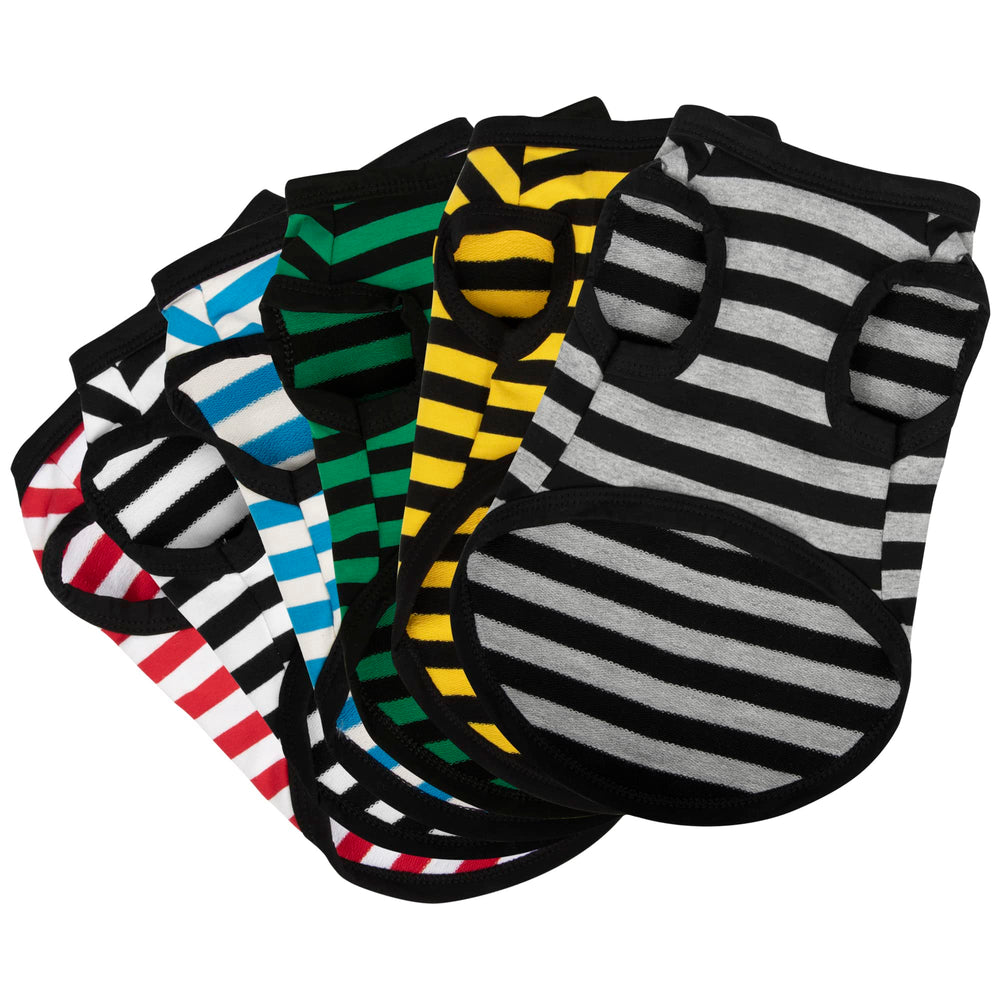Paiaite t-shirt face avant montrant coupe et rayures, confort et style