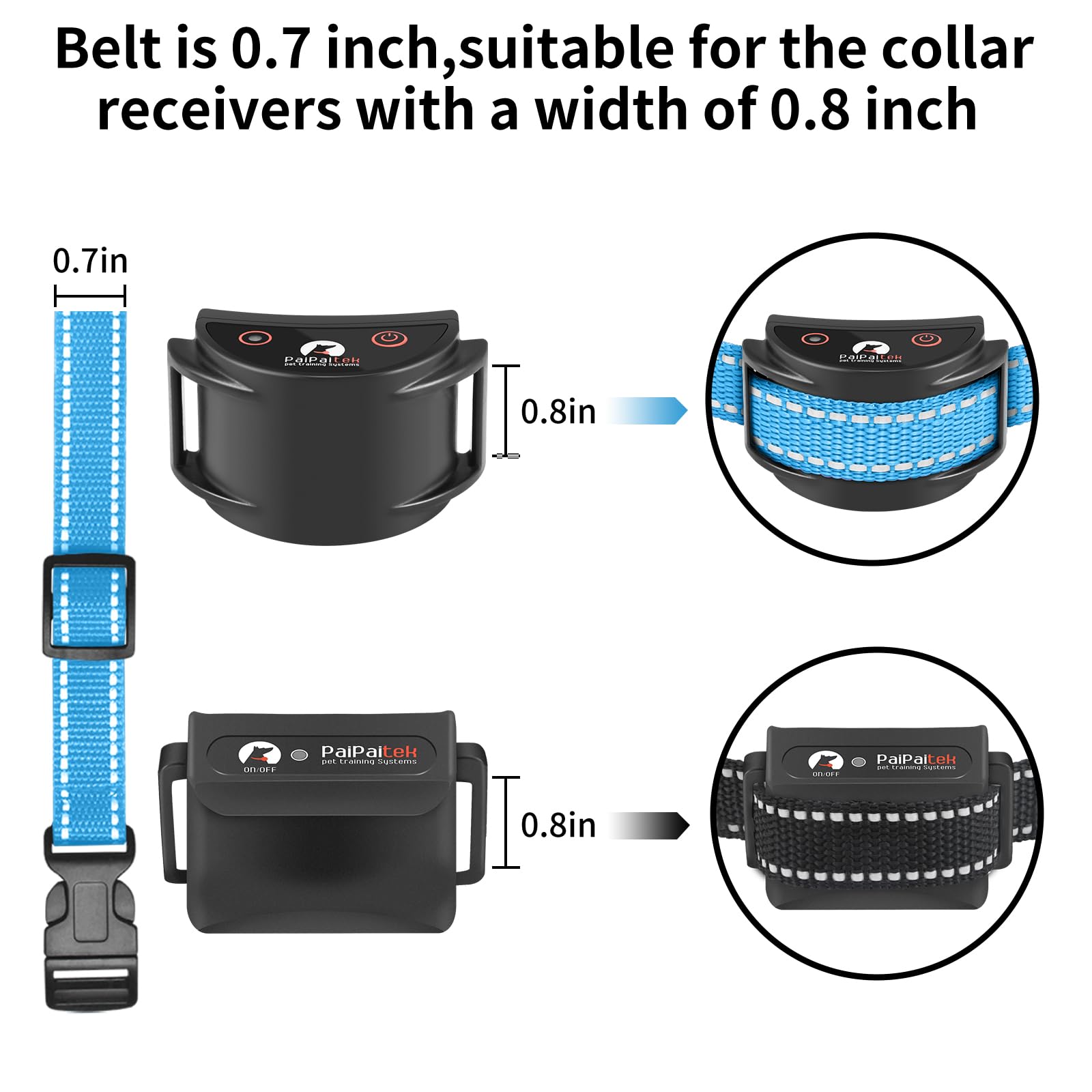 PaiPaitek boucle renforcée en métal, maintien sûr et durable