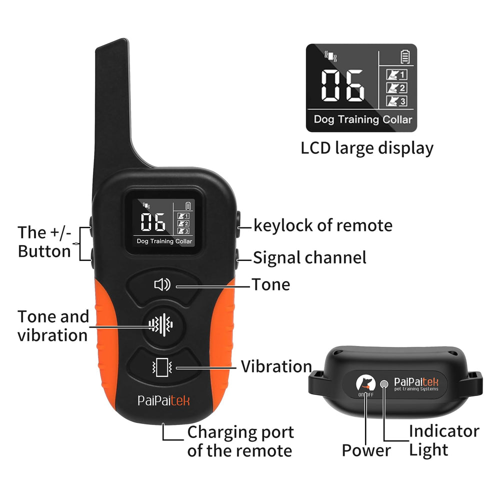 PaiPaitek contrôle de trois chiens simplifiant dressage multi