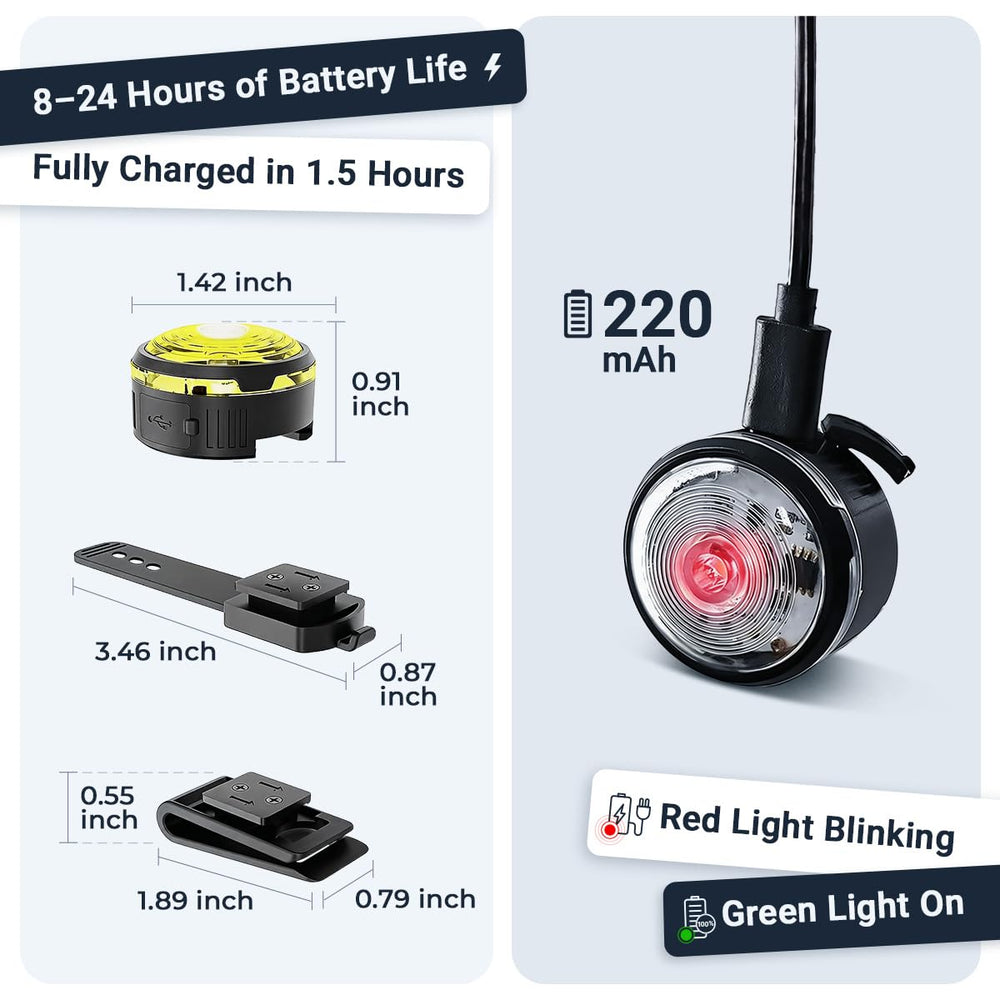 PAJ GPS éclairage multicolore démontrant options de couleurs visibles