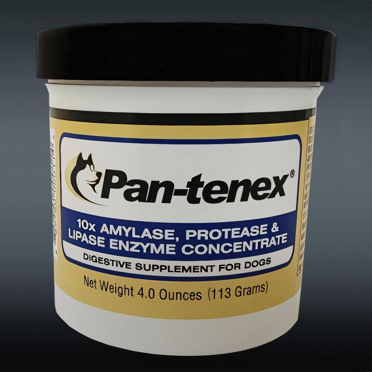 Pan-tenex pot face montrant l'étiquette et le sceau anti-manipulation pour sécurité