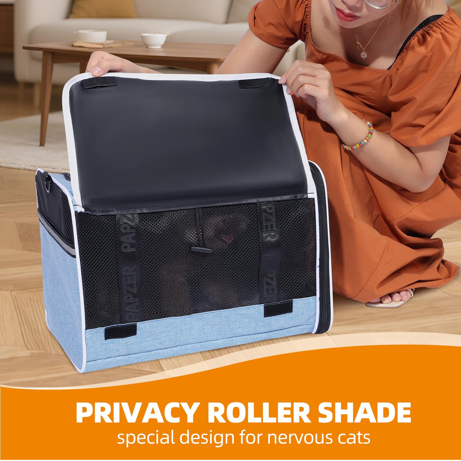 PAPZER gros plan tissu 600D Oxford résistant pour protection anti-griffures
