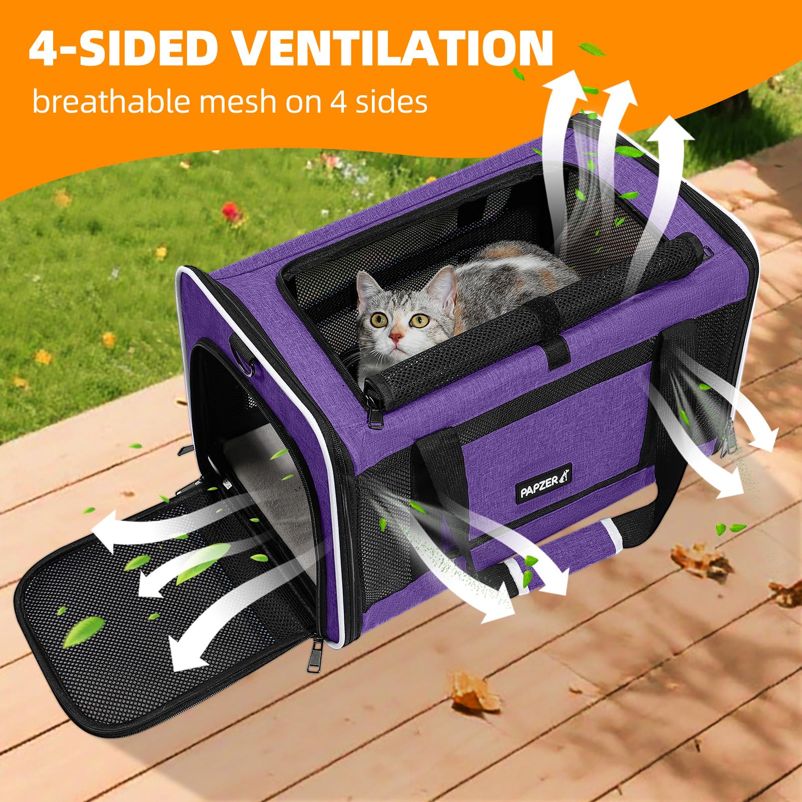 PAPZER mesh renforcé offrant ventilation et visibilité