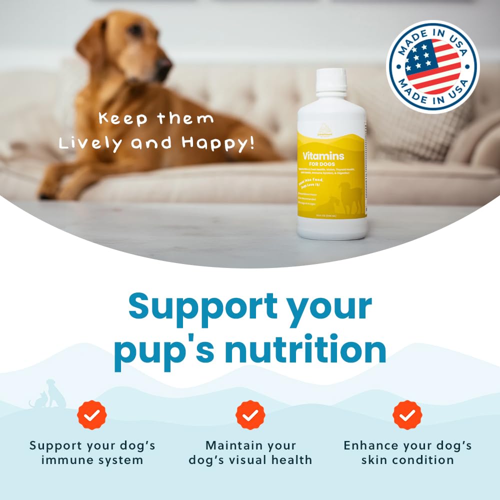 Paramount Pet Health comparatif taille 32 oz pour visualiser le volume