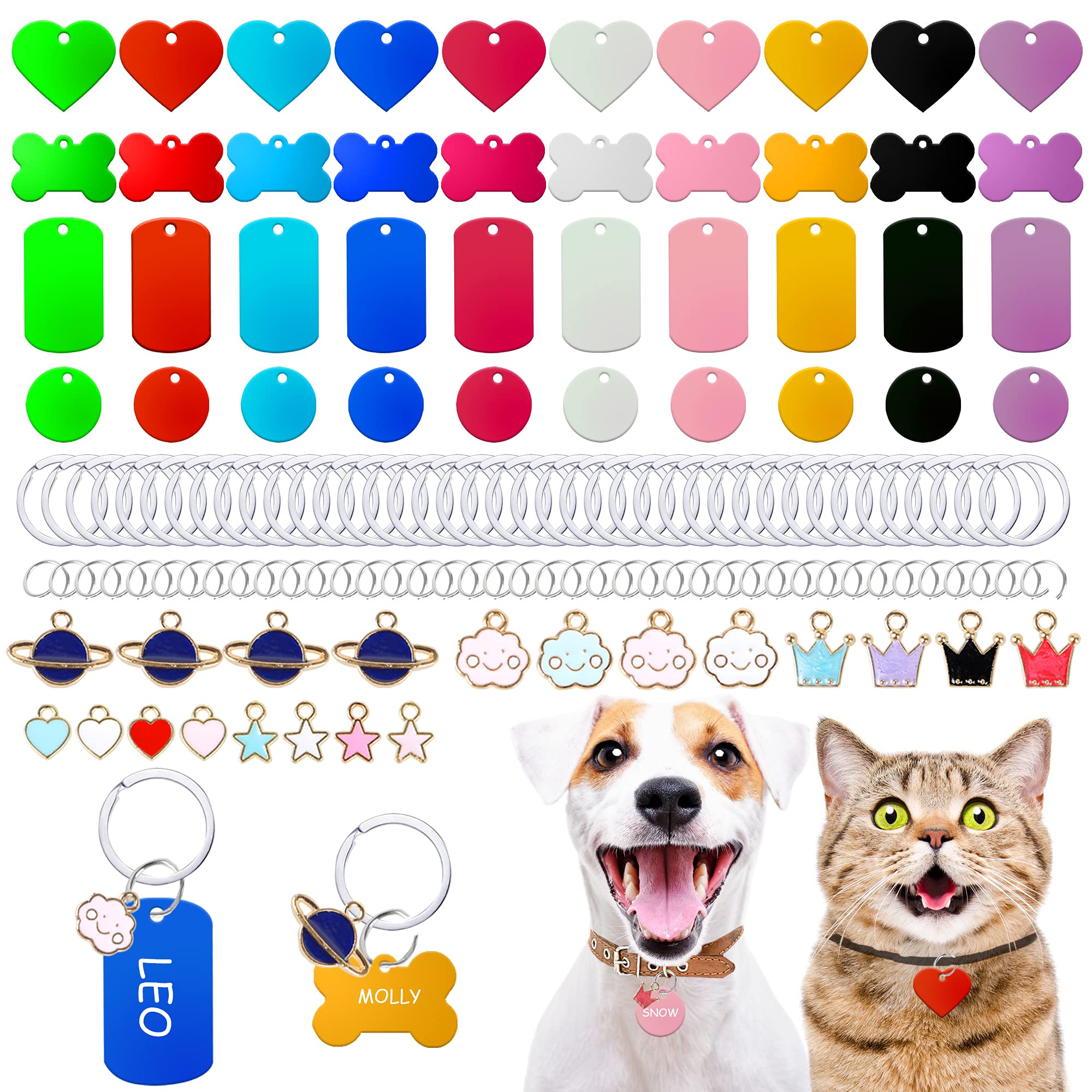 PARAOR coffret complet montrant plaques, pendentifs et anneaux pour identification