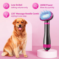 PARSMARDO gros plan brosse détachable montrant poils amortis pour confort