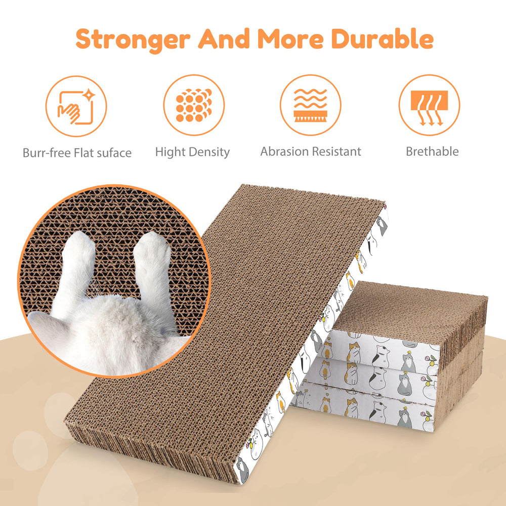 PatiencET boîte ouverte formant un couchage confortable pour chat