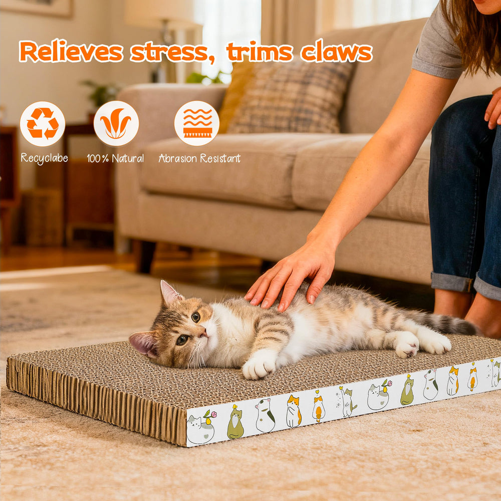 PatiencET emballage et catnips inclus pour attirer rapidement le chat