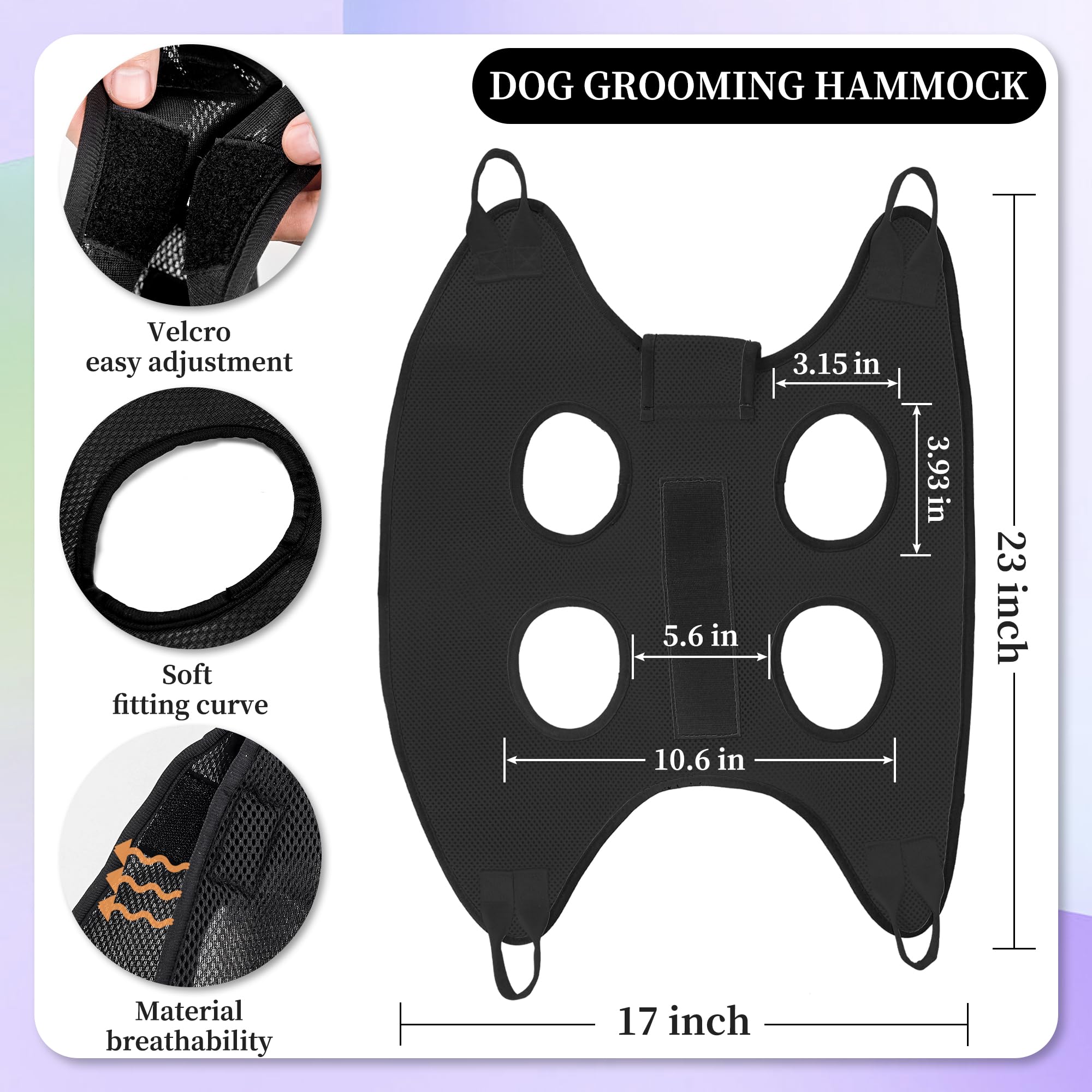 PatiencET gros plan sur la maille double couche, confort respirant pour l'animal