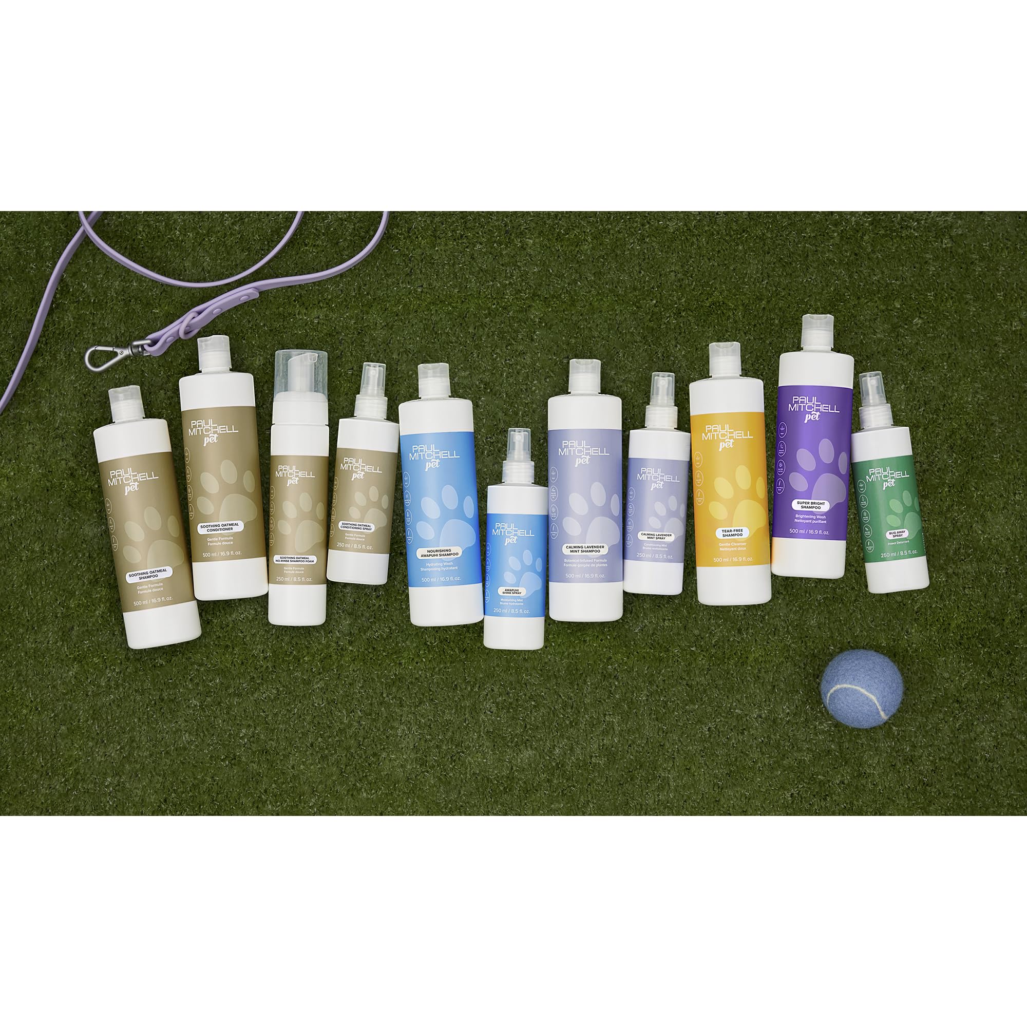 Paul Mitchell Pet bouteille posée en salle de bain reflétant utilisation quotidienne