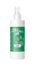 Paul Mitchell Pet emballage frontal montrant le spray et bénéfice protection douce