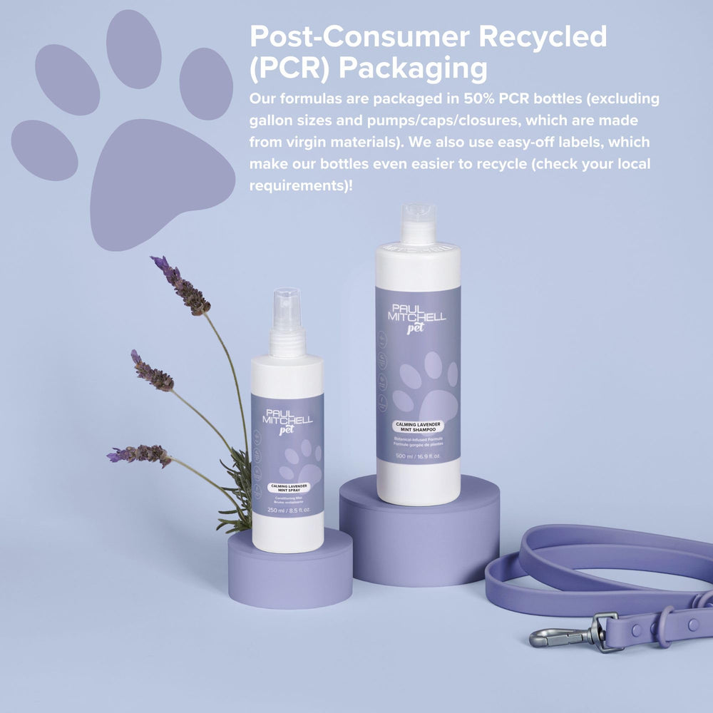 Paul Mitchell Pet étiquette zoom ingrédients, provitamine B5 et lavande