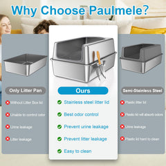 Paulmele gros plan coin et finition lisse facilitant le nettoyage