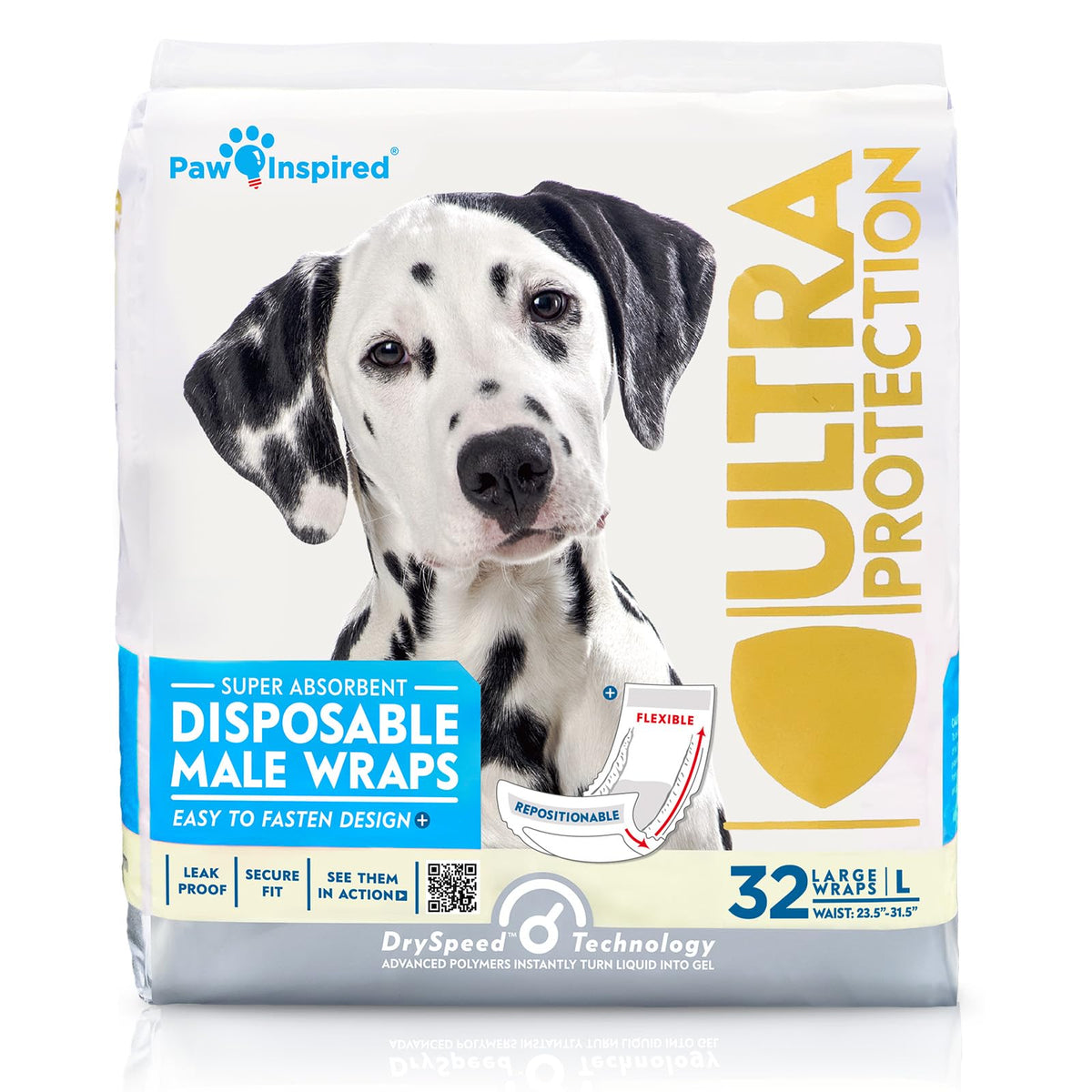 Paw Inspired emballage avant montrant boîte et quantité, rassure sur contenu