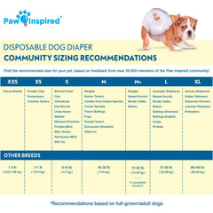 Paw Inspired gros plan du noyau absorbant avec gel DrySpeed pour sécheresse