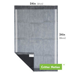 Paw Inspired gros plan sur la texture absorbante montrant l'effet anti-odeur