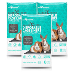 Paw Inspired emballage frontal montrant 24 liners pour installation facile