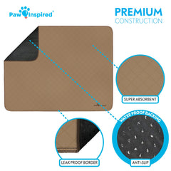 Paw Inspired tapis en usage avec chiot pour entraînement propre