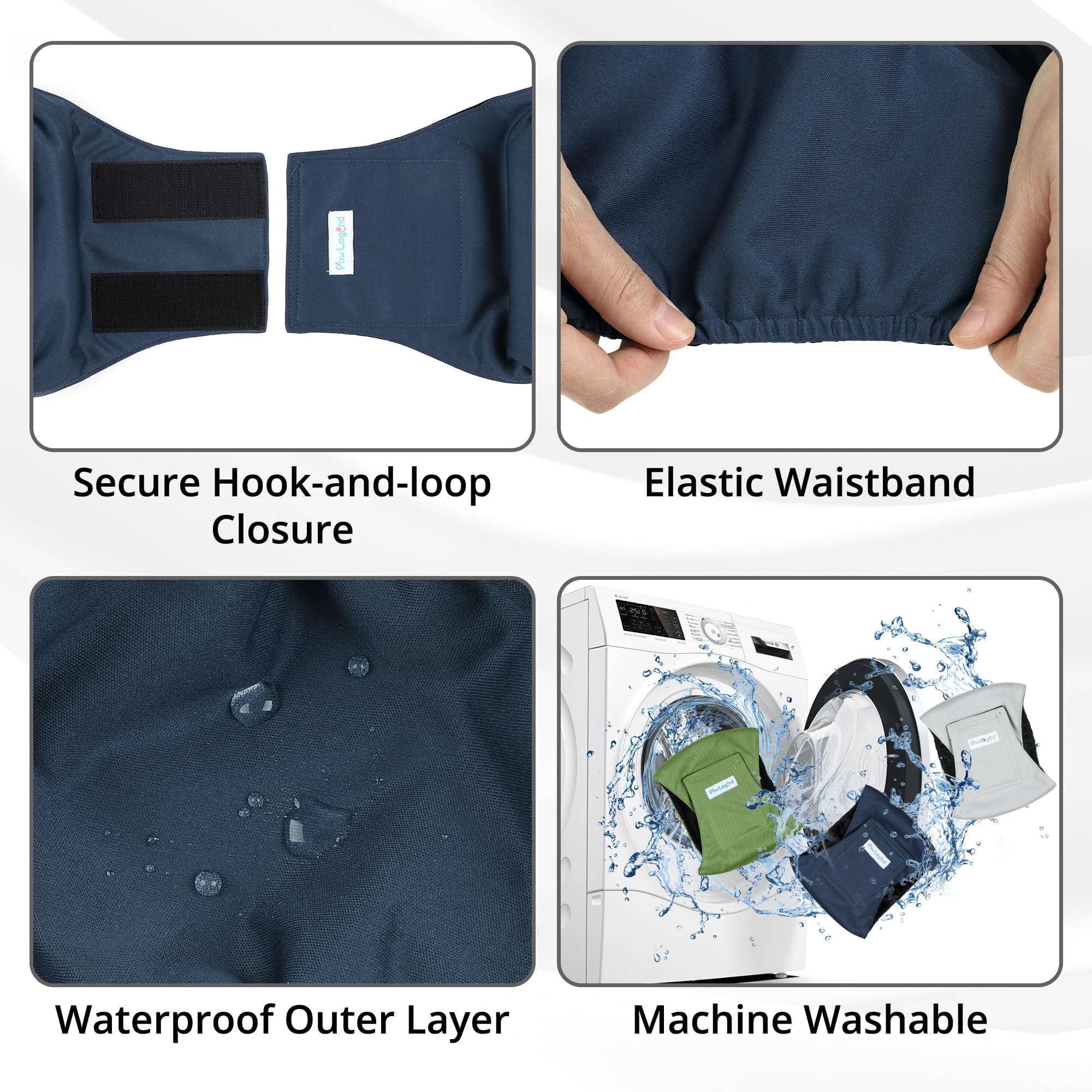 Paw Legend détail du velcro assurant maintien sûr et ajustable