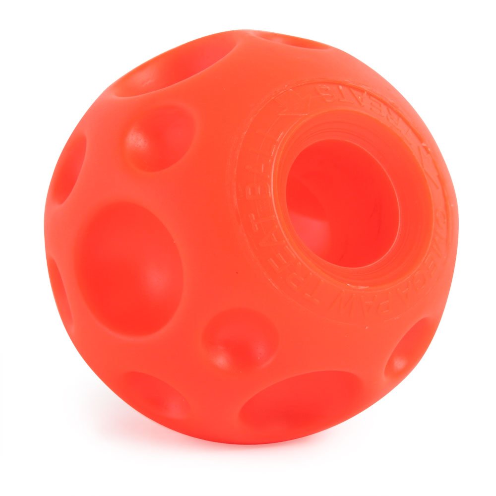 PAW PRINT Omega Paw balle face avant orange visible et sûre pour jeu intérieur