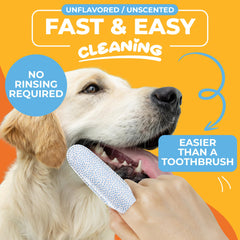 Paw Science doigtier en main pour un nettoyage précis et sans stress