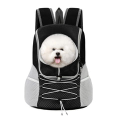 Pawaboo vue avant du sac à dos porte‑chien montrant maintien confortable