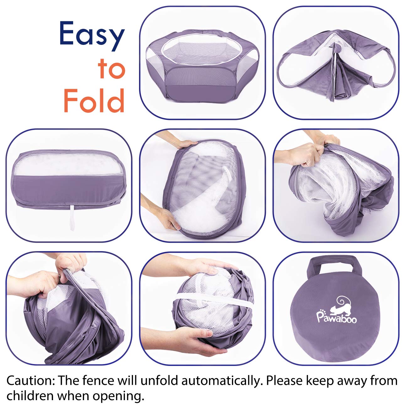 Pawaboo gros plan mesh latéral pour ventilation et visibilité