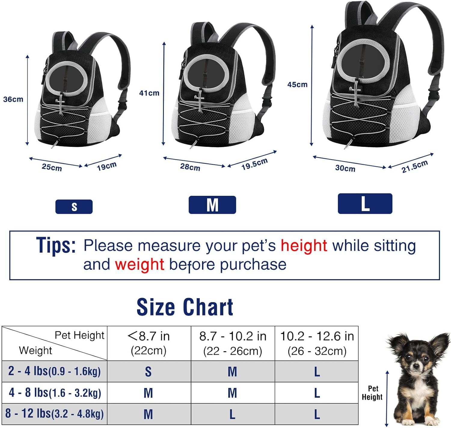 Pawaboo gros plan maille respirante assurant ventilation du chiot