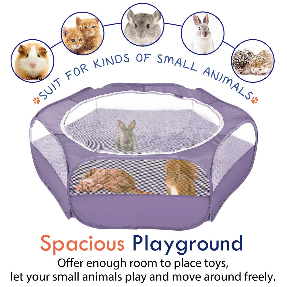 Pawaboo parc replié dans sac transport pour rangement compact