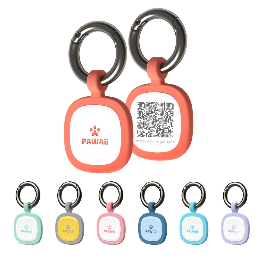 Pawaii vue avant de la plaque montrant le QR code et identification visible