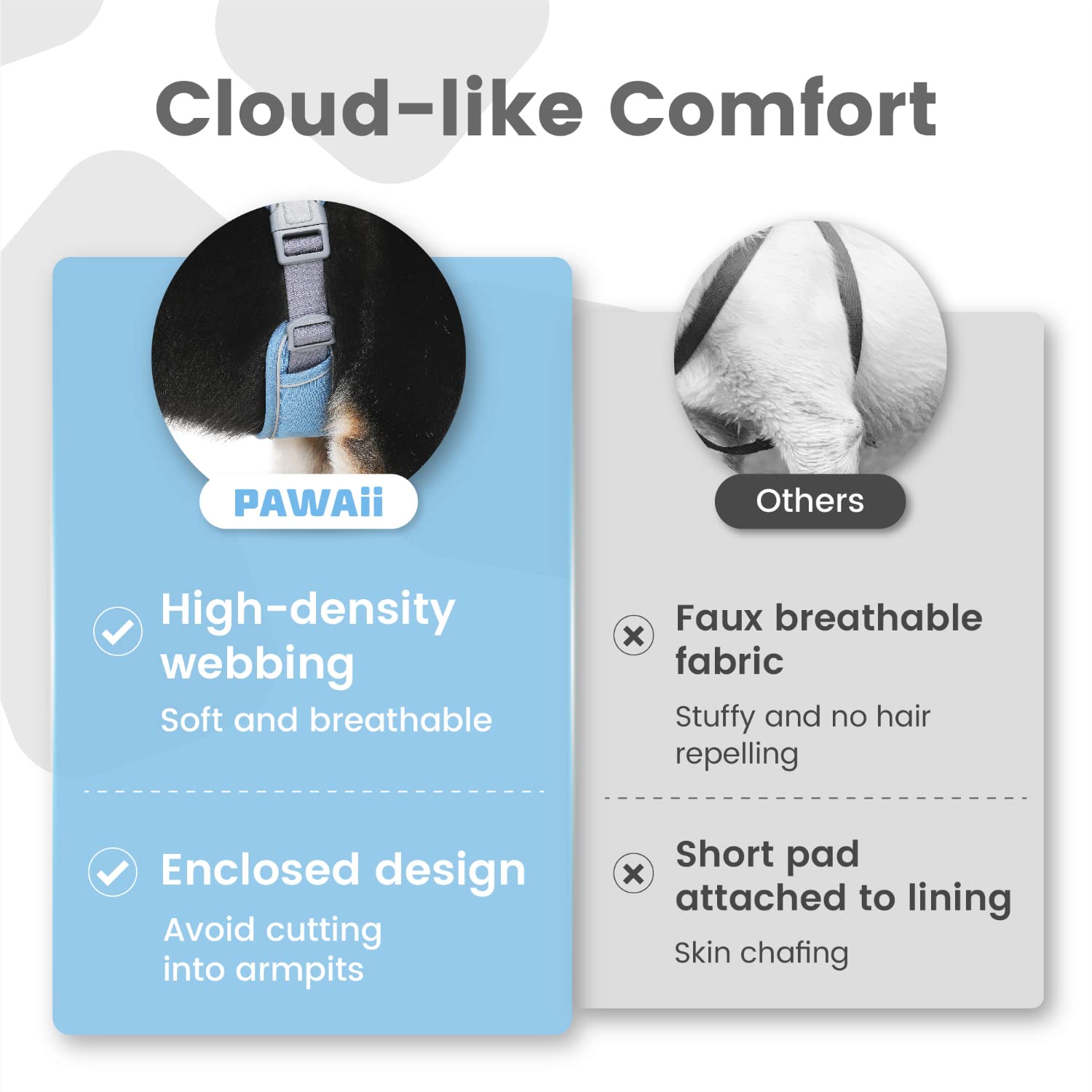 Pawaii nylon et doublure respirante pour confort durable
