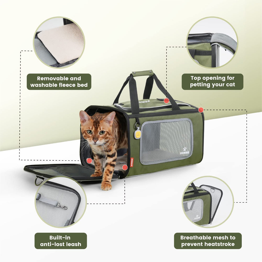 Pawaii mesh sur quatre faces garantissant ventilation constante pour l'animal