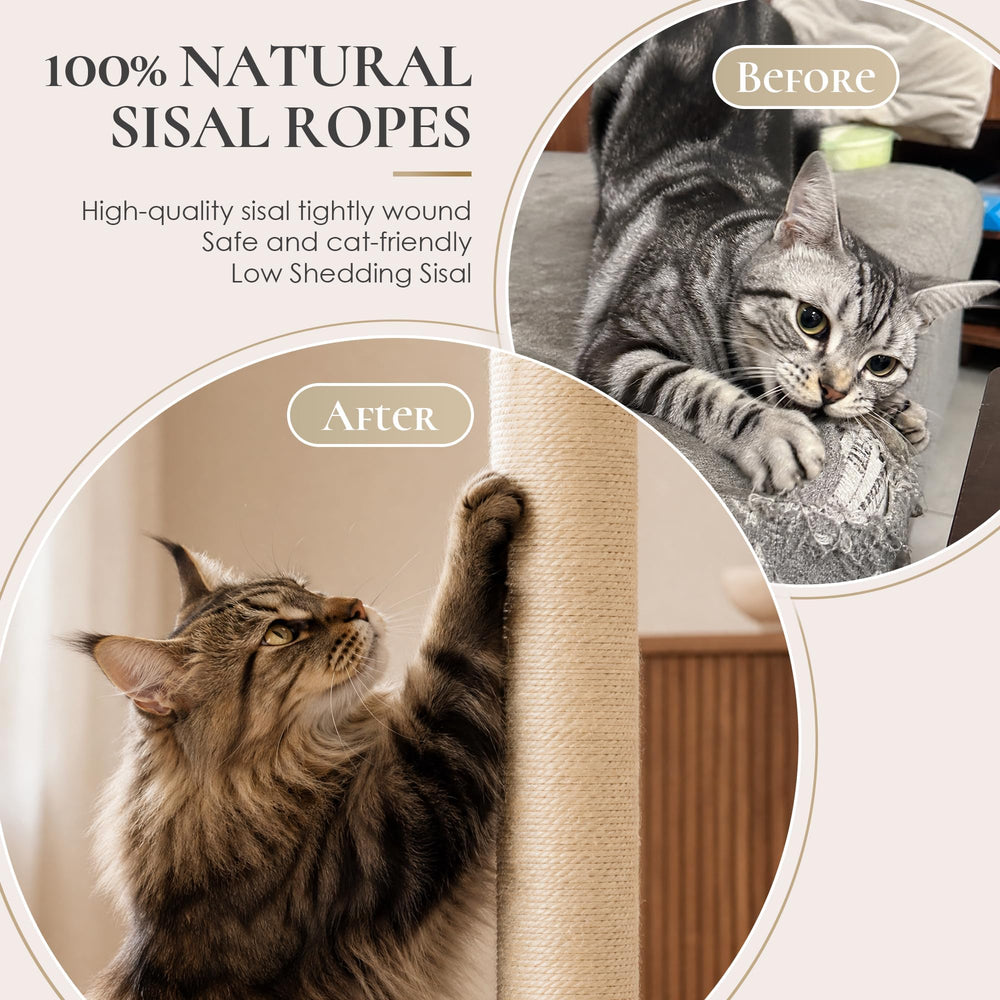 PAWALAYA gros plan sur le sisal naturel montrant la texture résistante pour griffades
