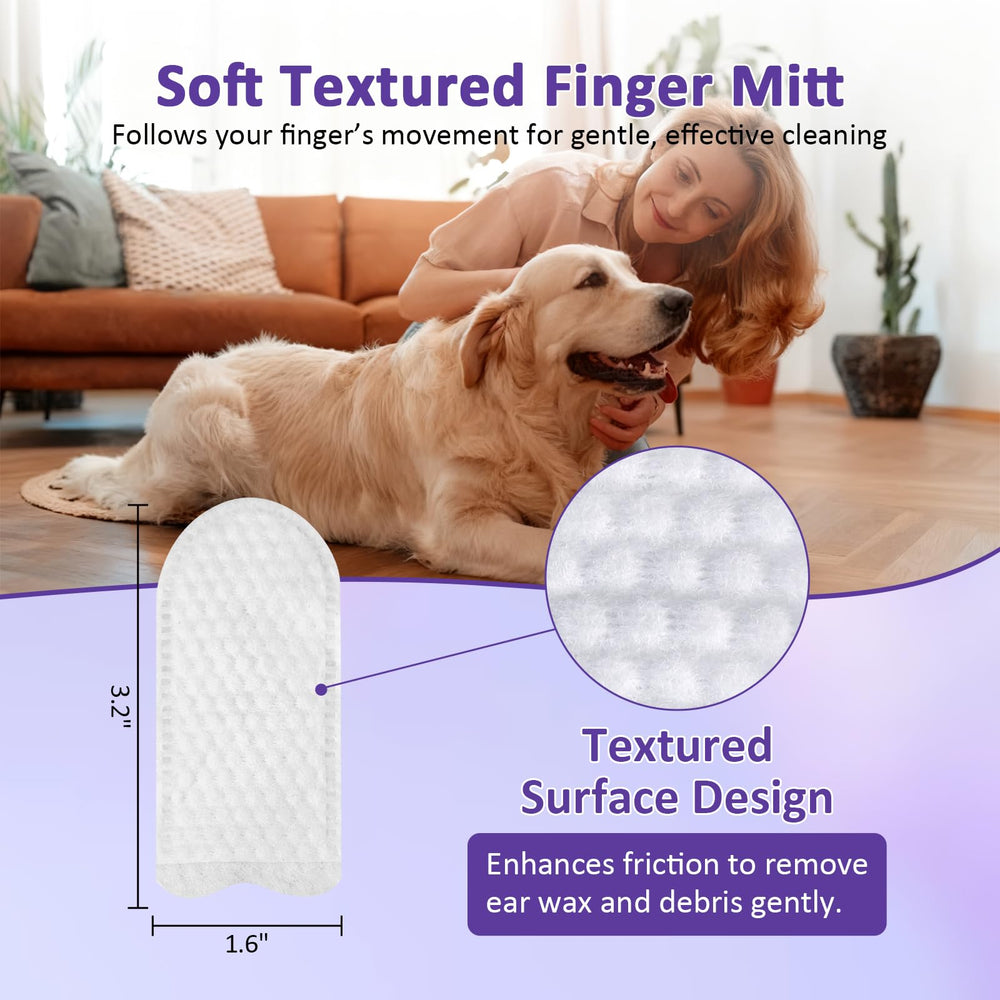 PawBubble comparaison taille montrant la lingette et l'échelle pratique pour voyage