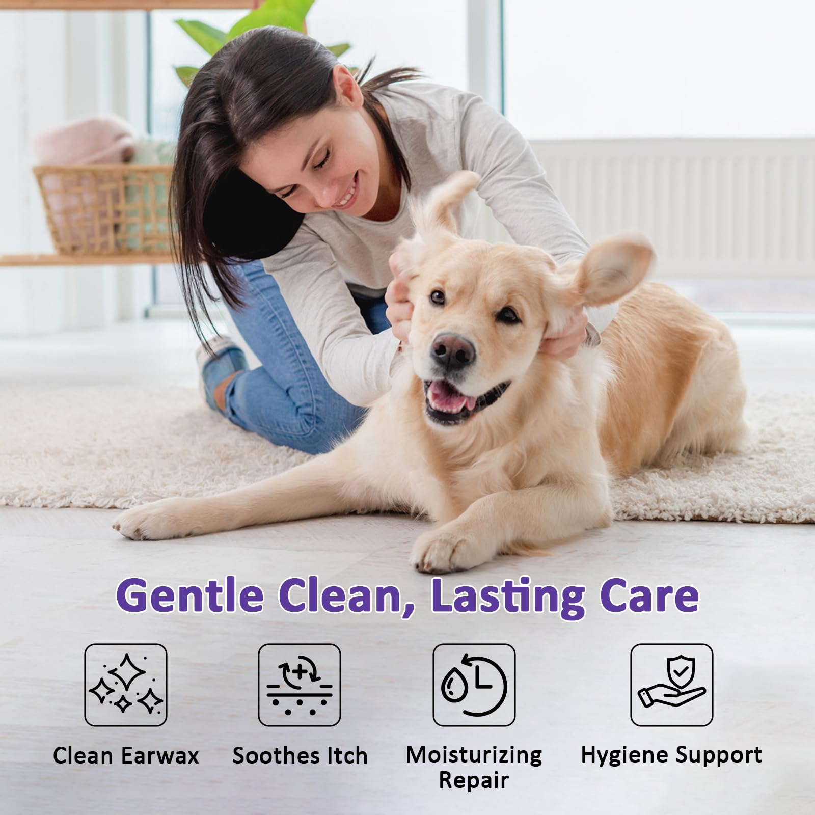 PawBubble gros plan texture de la lingette pour nettoyage efficace sans irriter