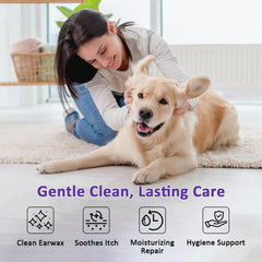 PawBubble gros plan texture de la lingette pour nettoyage efficace sans irriter