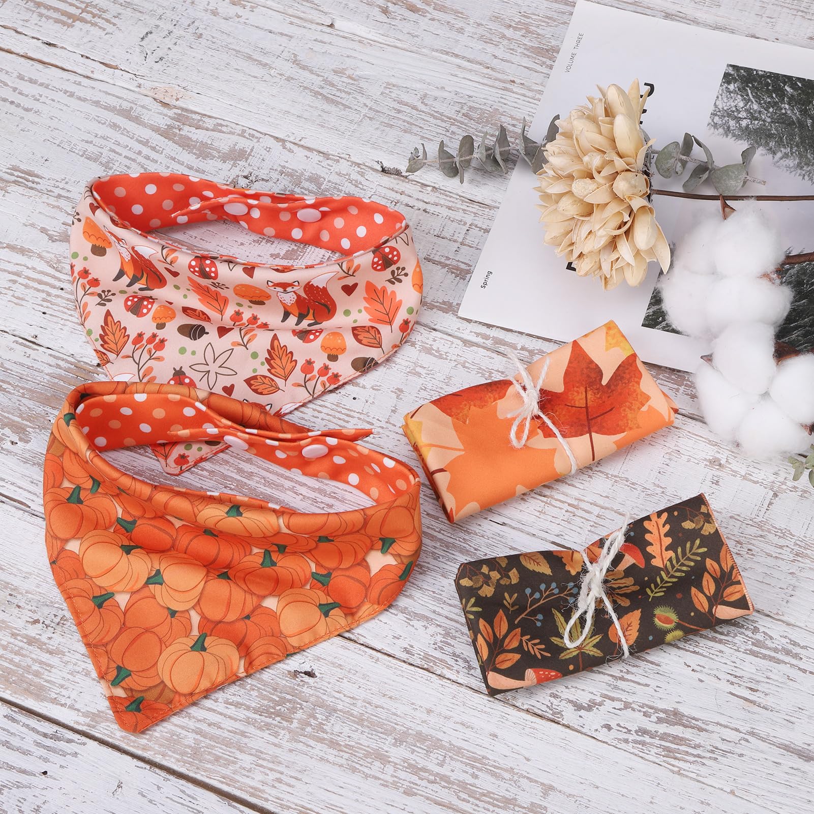 PAWCHIE ambiance festive animal portant bandana adapté pour photos et fêtes