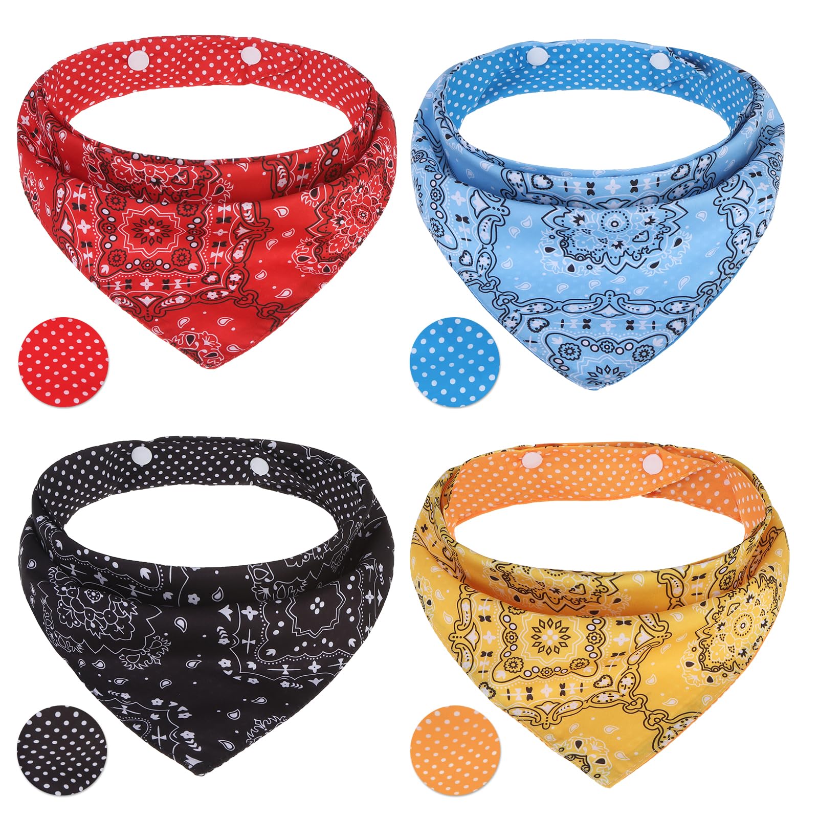 PAWCHIE face avant du bandana montrant design double-face et confort