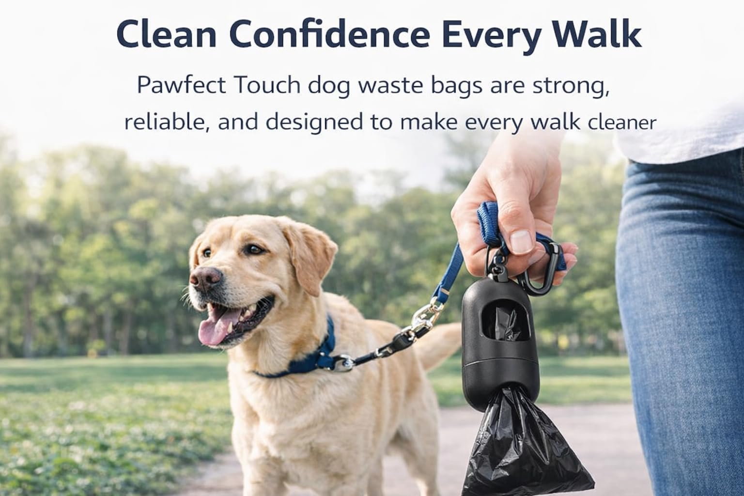 Pawfect Touch promenade en extérieur illustrant usage sûr et pratique