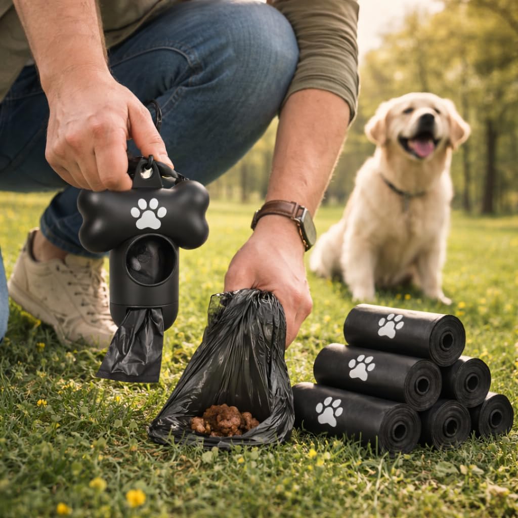 Pawfect Touch rouleau inséré dans un distributeur standard pour compatibilité