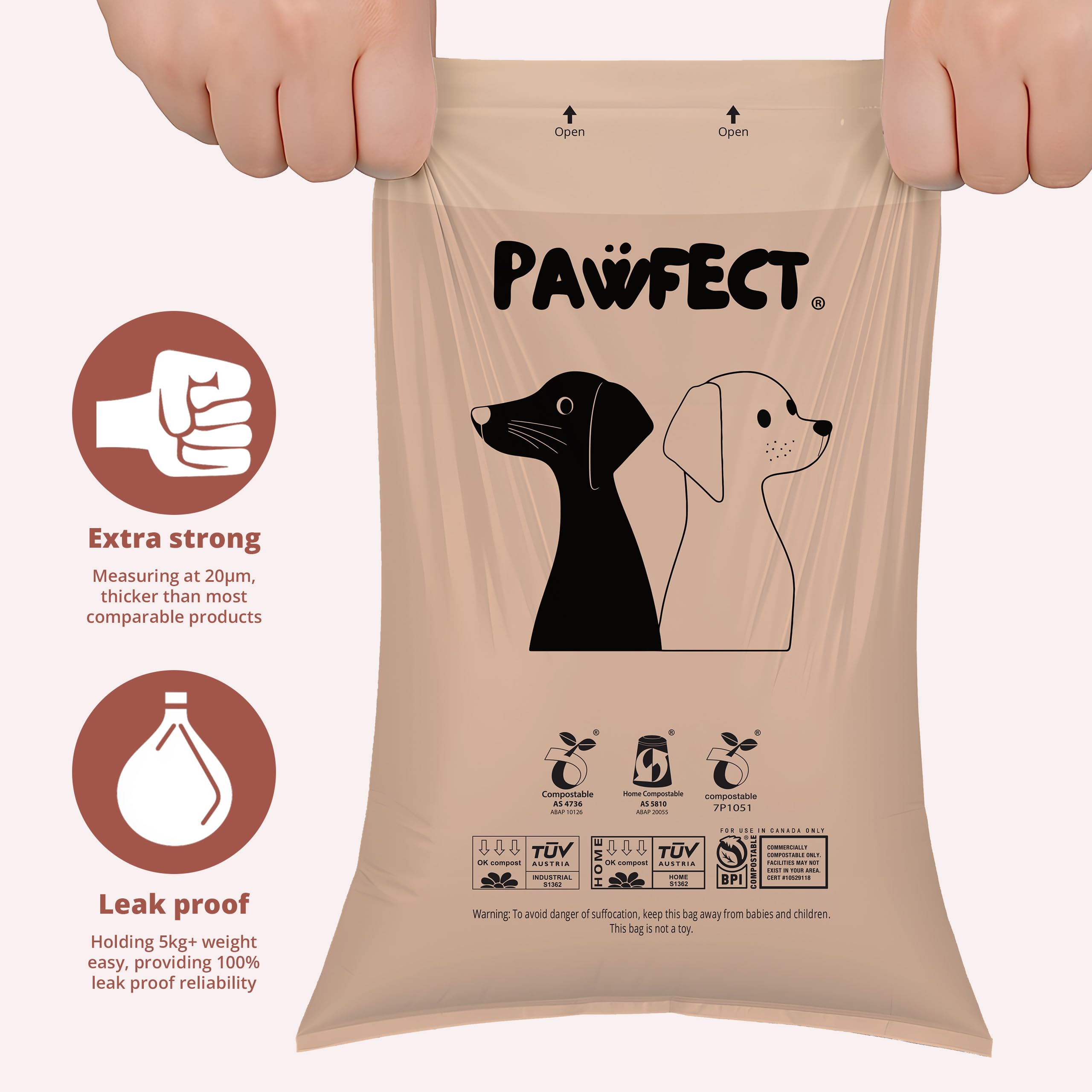 Pawfect en utilisation lors d'une promenade, hygiène simple et sûre