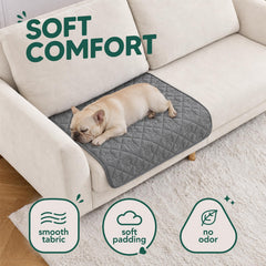 PAWFINITY couverture posée sur canapé protégeant le revêtement