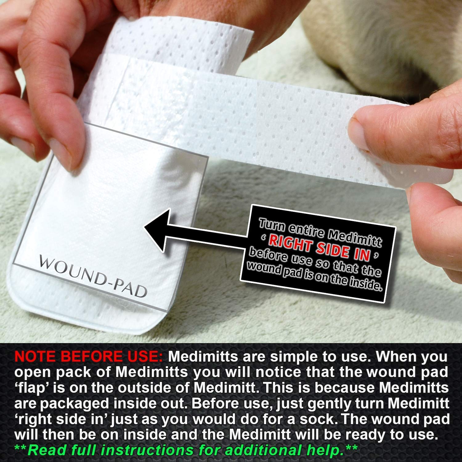 PawFlex détail sangle Velcro assurant maintien ajustable sûr