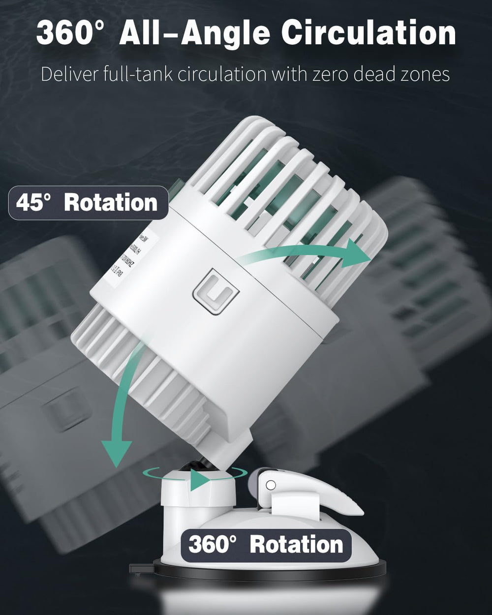 Pawfly détail turbine mettant en valeur flux puissant et homogène