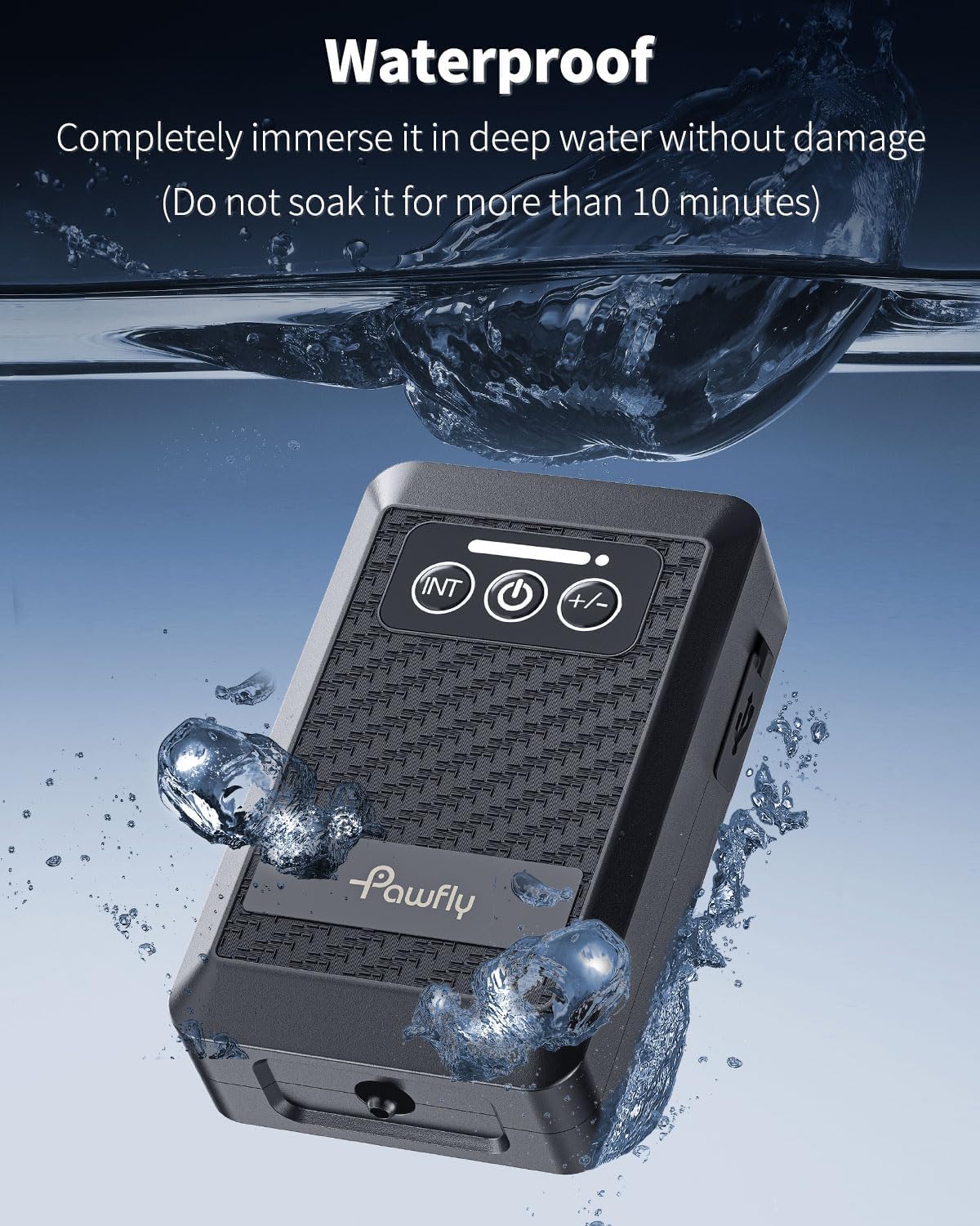 Pawfly en usage dans aquarium assurant oxygénation constante