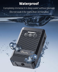 Pawfly en usage dans aquarium assurant oxygénation constante